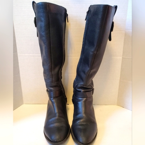 Cole Haan Tall Leather boots sz 8.5 - Picture 1 of 14